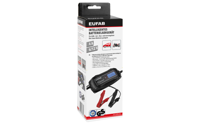 Eufab Intelligentes Batterieladegerät 6/12 V