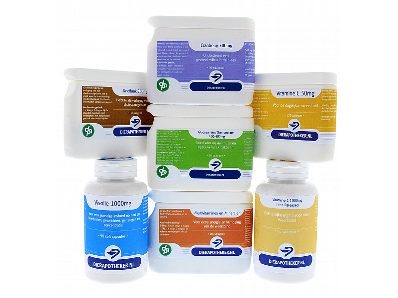 Multivitamines en Mineralen Dierapotheker.nl Huismerk 200 dragees