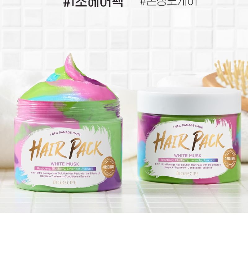 MACQUEEN - Biorecipe 1 Sec Damage Care Haarpakking Witte Musk