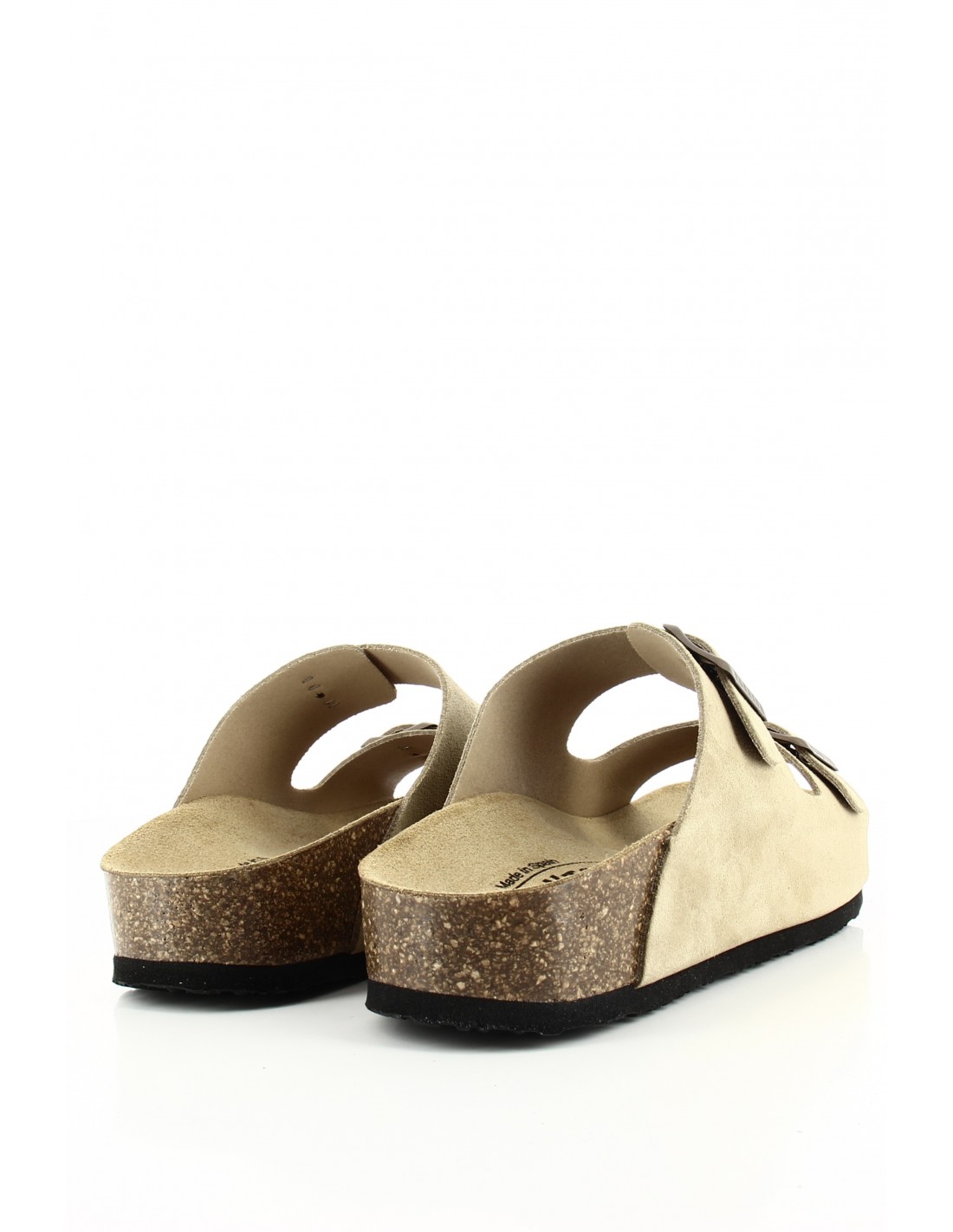 plakton Mules Femme Cp Beta Cuir Beige