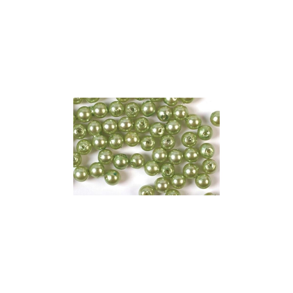 Plastpärlor 3mm 500g, Lime