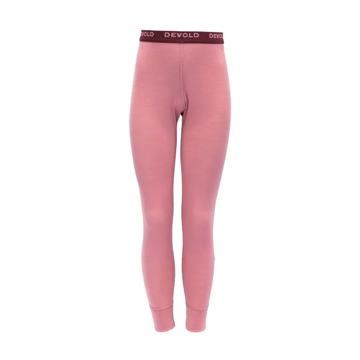 Devold Breeze Merino Longs Kid Foxglove