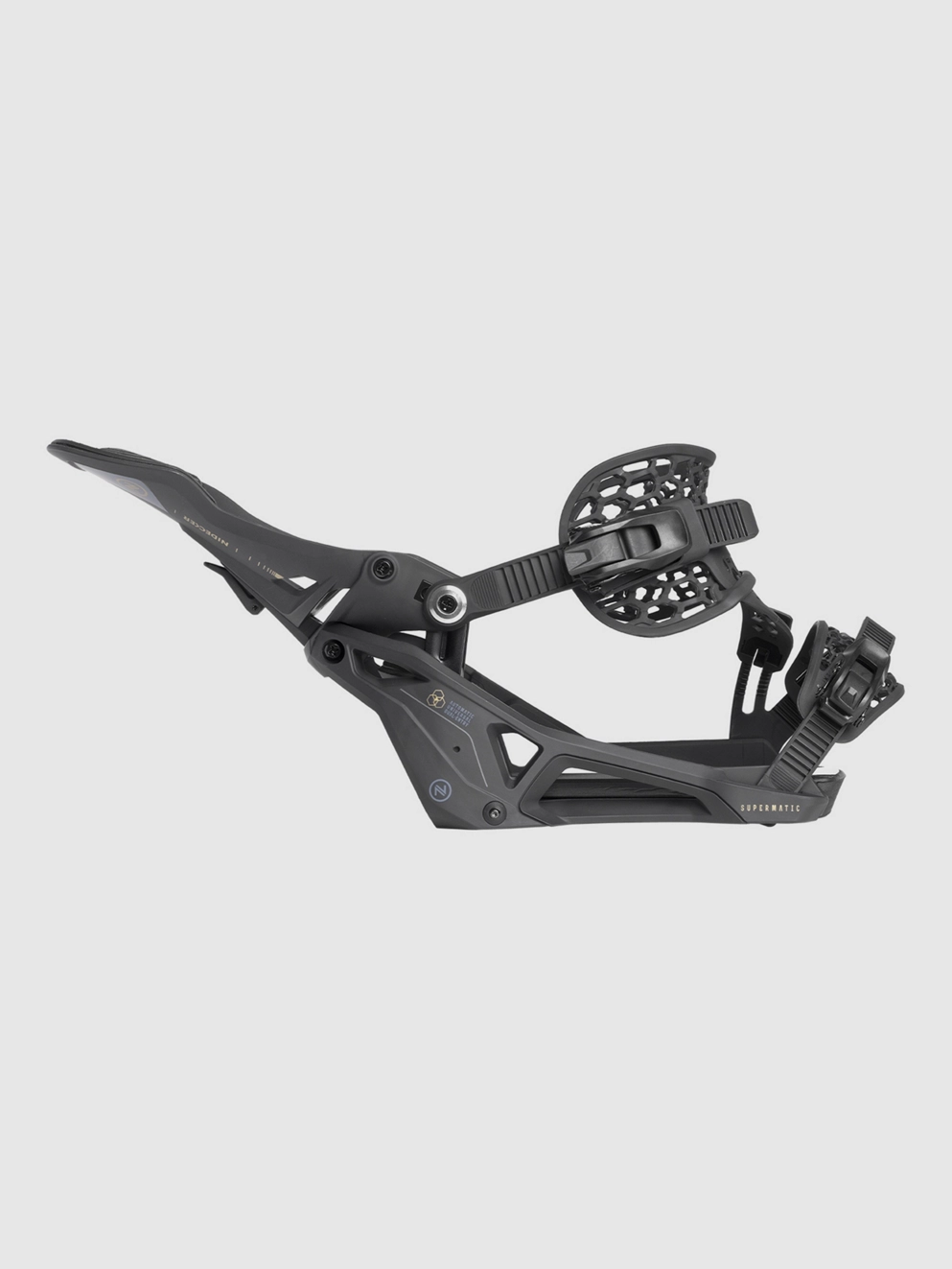 Nidecker Supermatic 2025 Snowboard Bindings black