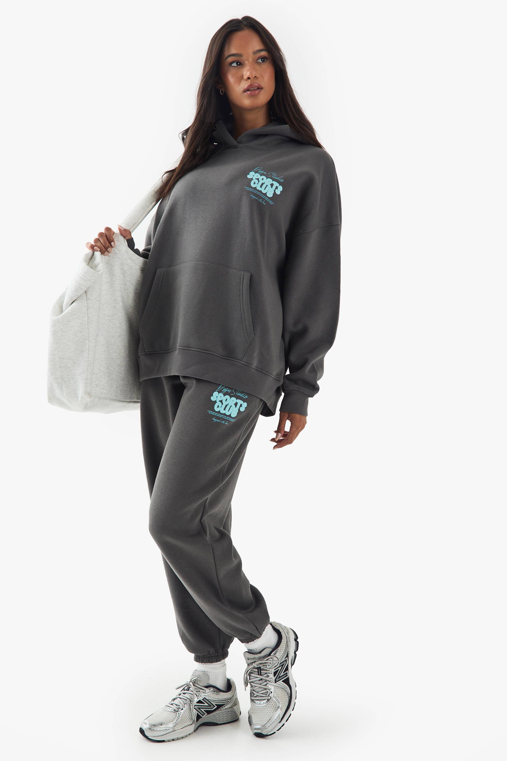 Jogger Oversize À Revers Avec Slogan Bubble Sport Dsgn Studio