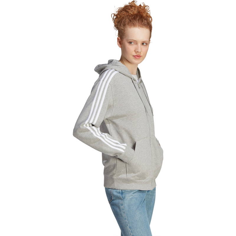 adidas 3-Stripes FT Full Zip Hættetrøje Dame