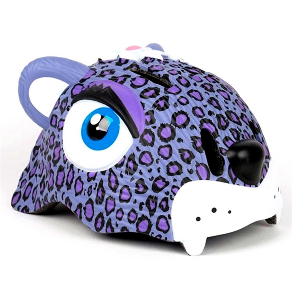 Leopard Cykelhjelm Purple - Crazy Safety
