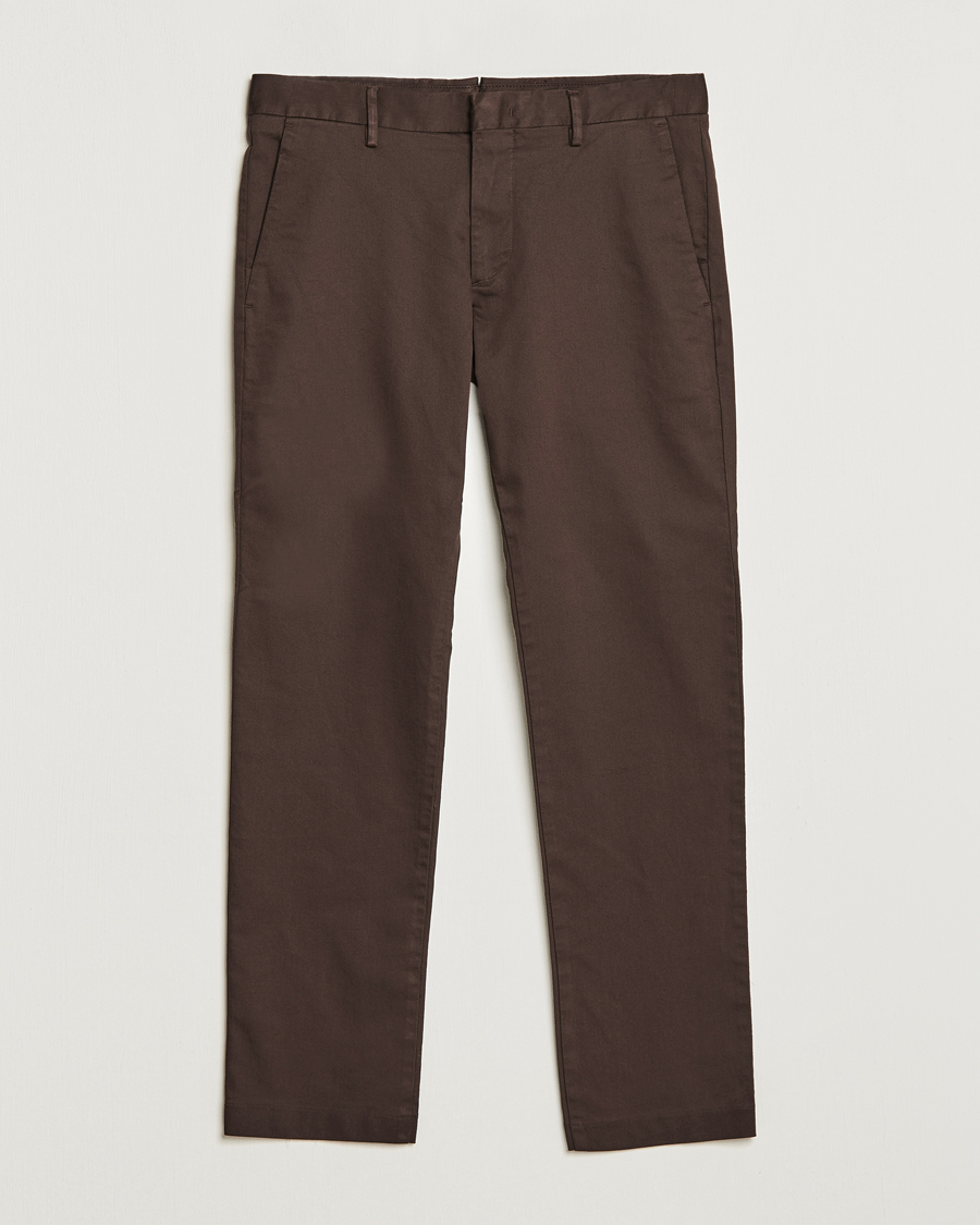 NN07 Theo Regular Fit Chinos Demitasse Brown
