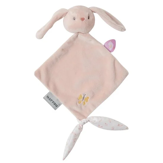 Alice & Pomme Mini Doudou   Lapin        30 x 20 cm   de               Nattou