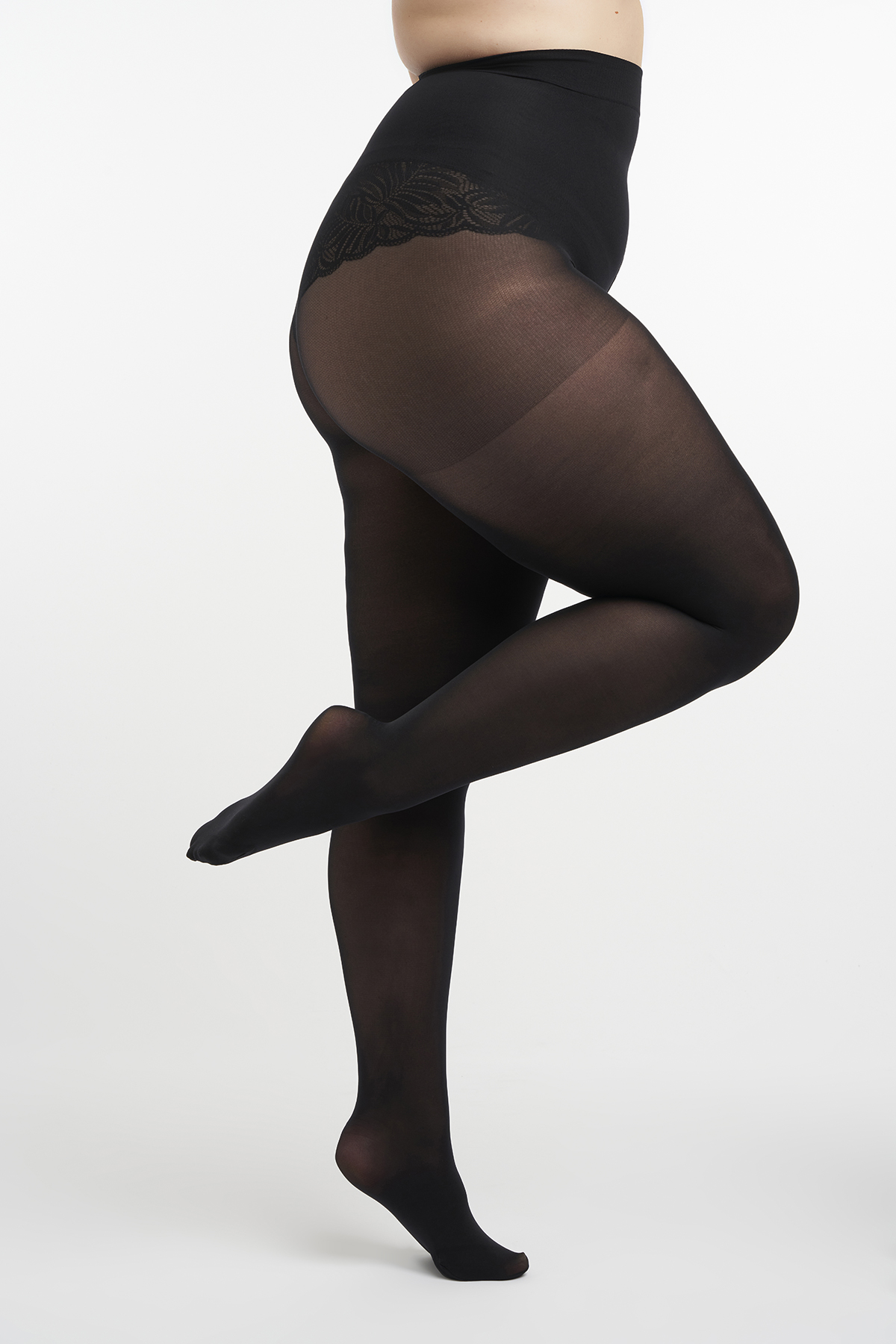 2-pack 3D Super stretch panty 40 denier Zwart
