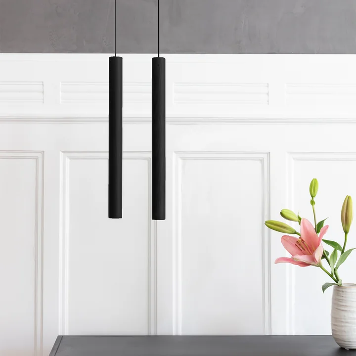 Umage - Chimes Pendelleuchte LED, Ø 3 x 22 cm, Eiche dunkel