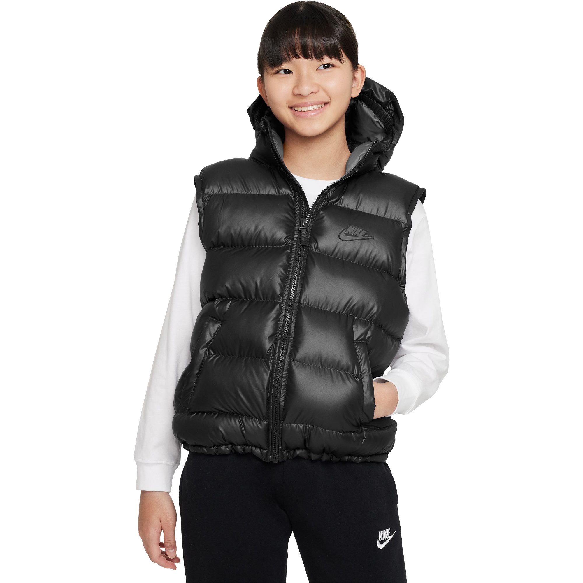 Nike Sportswear Heavyweight Synthetic Fill EasyOn Weste Kinder schwarz