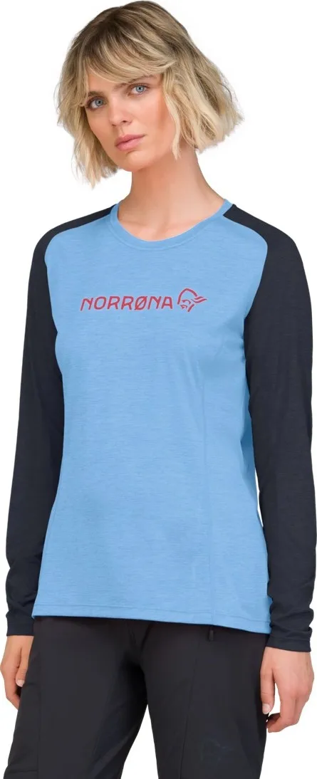 Norrøna Women's Fjørå Equaliser Lightweight Long Sleeve Frozen Fjord