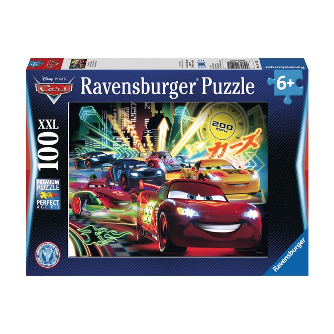 Puzzle - Cars - Neon - 100 XXL Teile