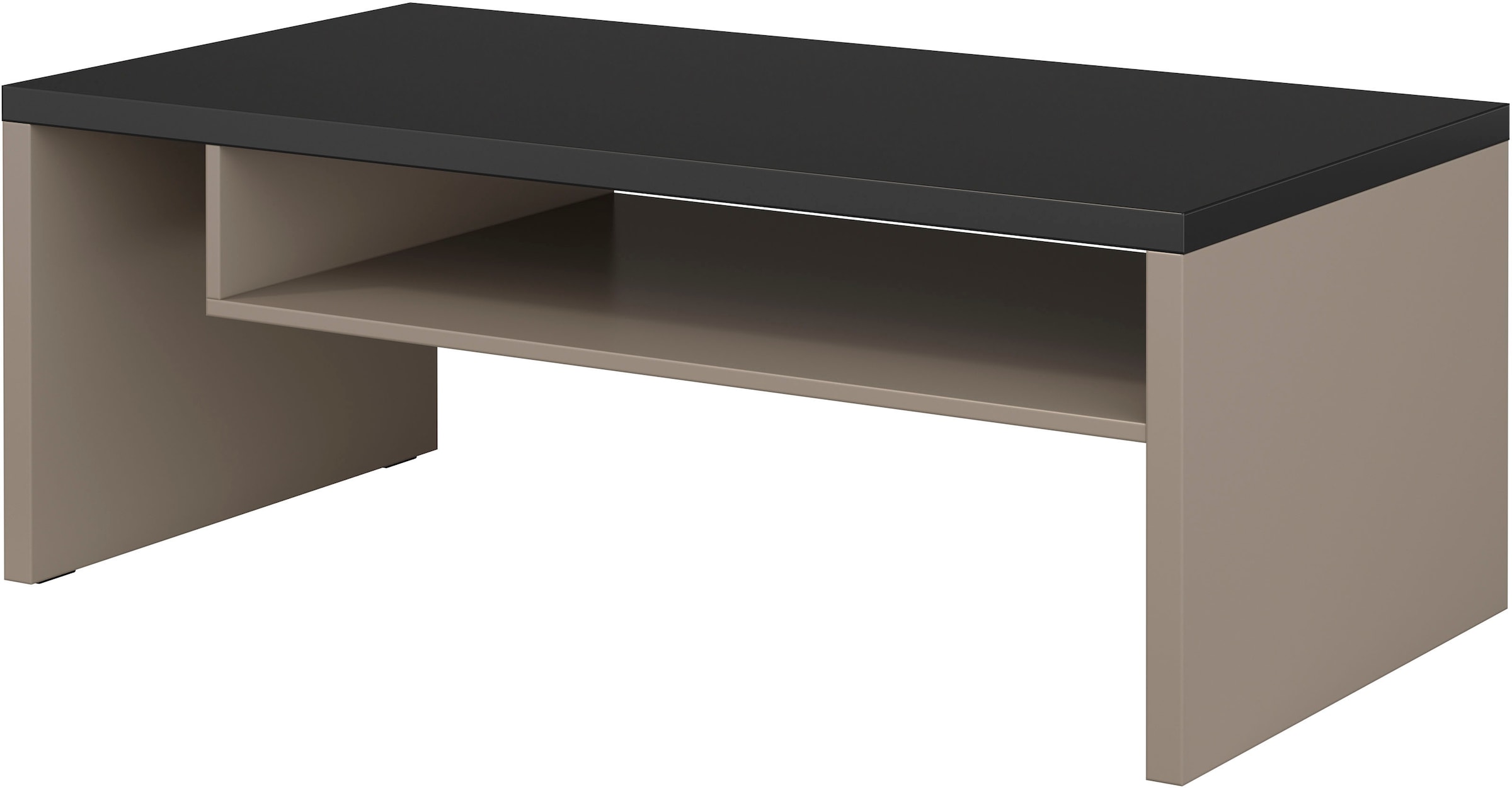 INOSIGN Couchtisch »Cross, Breite 120 cm, moderner Sofatisch für Wohnzimmer« Tisch mit offenem Fachboden