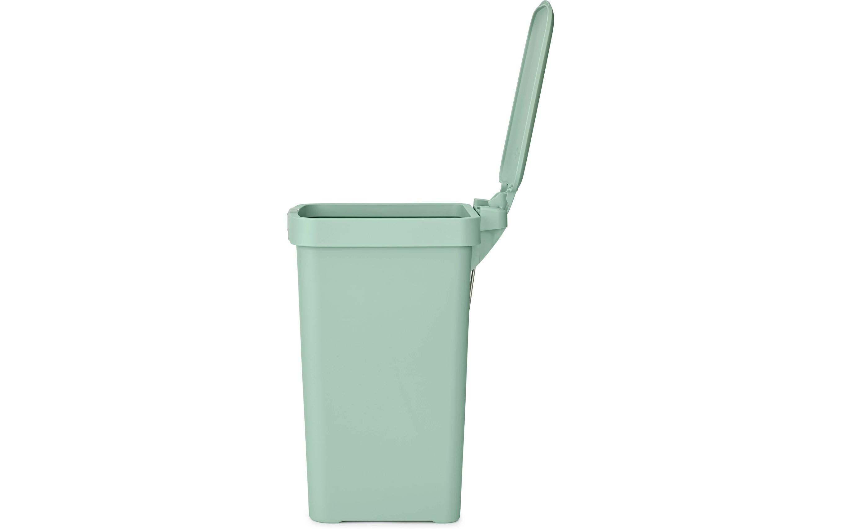 Recyclingbehälter StepUp 10 l, GrünTreteimer für Recycling Materialien