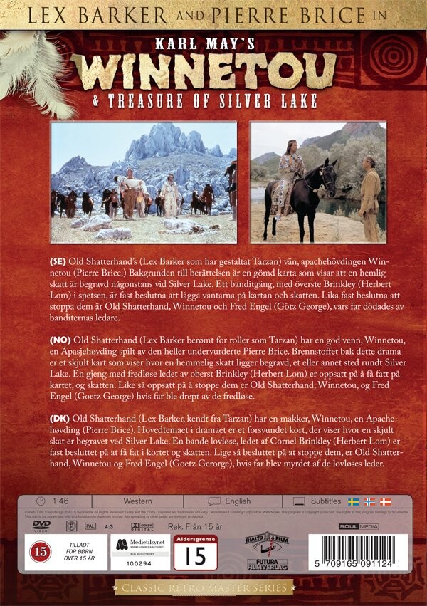 Winnetou 3 - Treasure Of Silver Lake - DVD