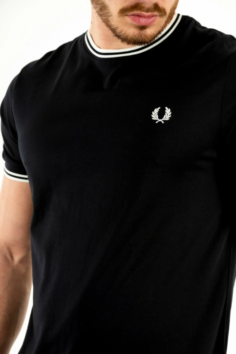Tee shirt fred perry m1588 102 black
