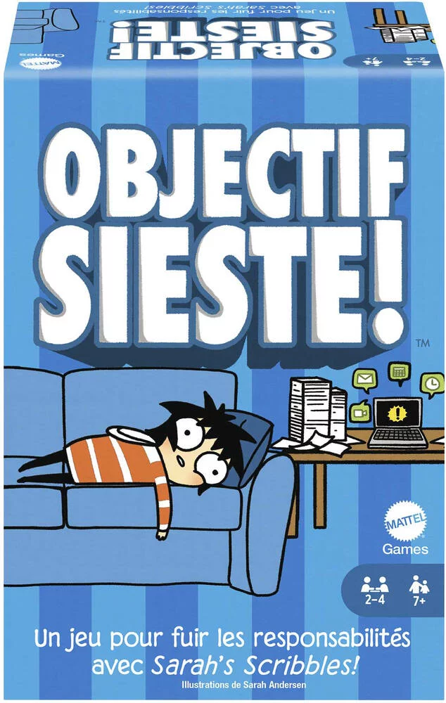 MATTEL GAMES - SARAH’S SCRIBBLES - JEU DE CARTES PROCRASTINA