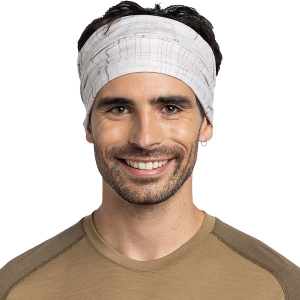 Bandeau cache cou randonnée BUFF COOLNET UV ABIES BIRCH GREY