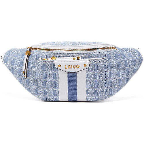 Liu Jo - Riñonera jacquard con logotipo Azul