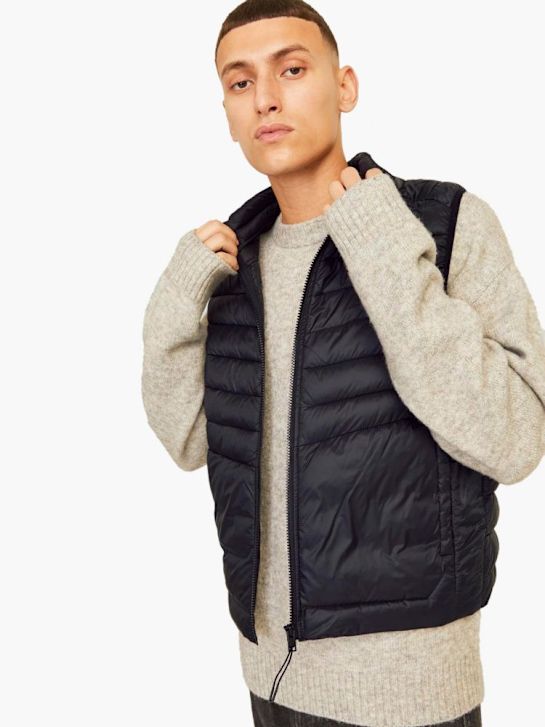 JACK & JONES Weste Schwarz