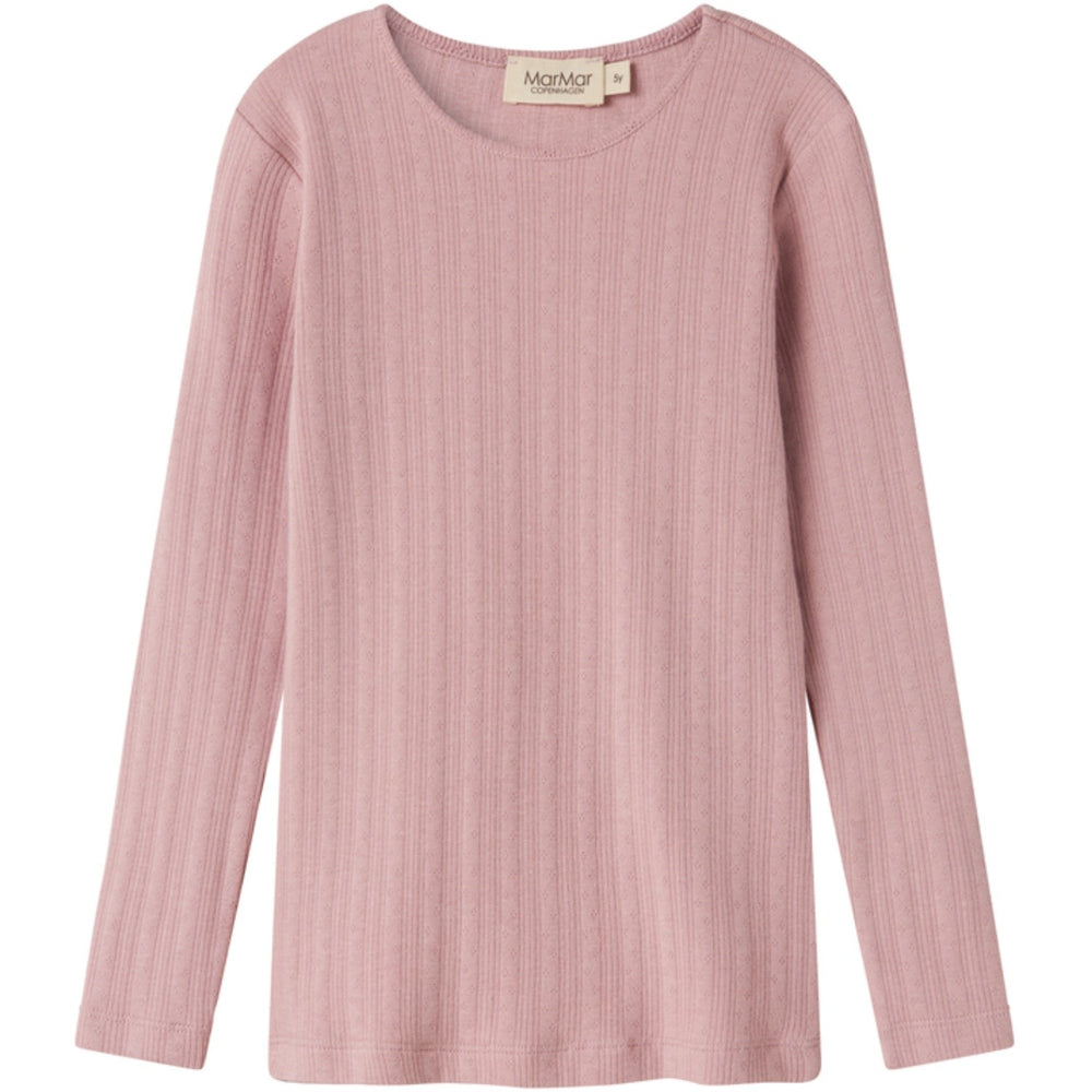 Køb MarMar Modal Pointelle Soft Berry Tamra Bluse