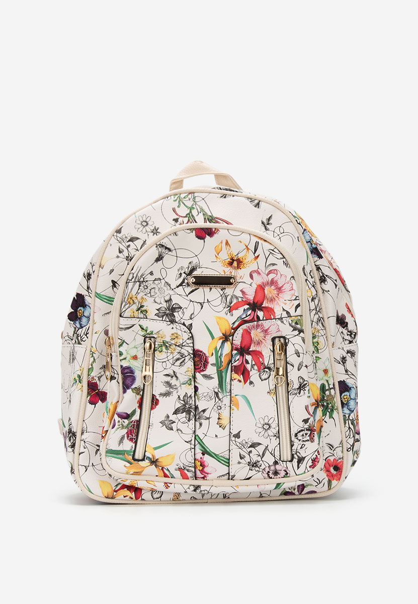 Sac à dos pour femme blanc Floryna V2