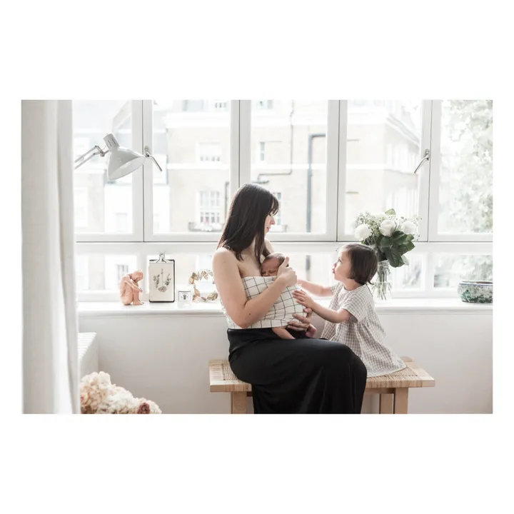 Studio Romeo Bandeau peau à peau en coton bio Easy Lover | Blanc