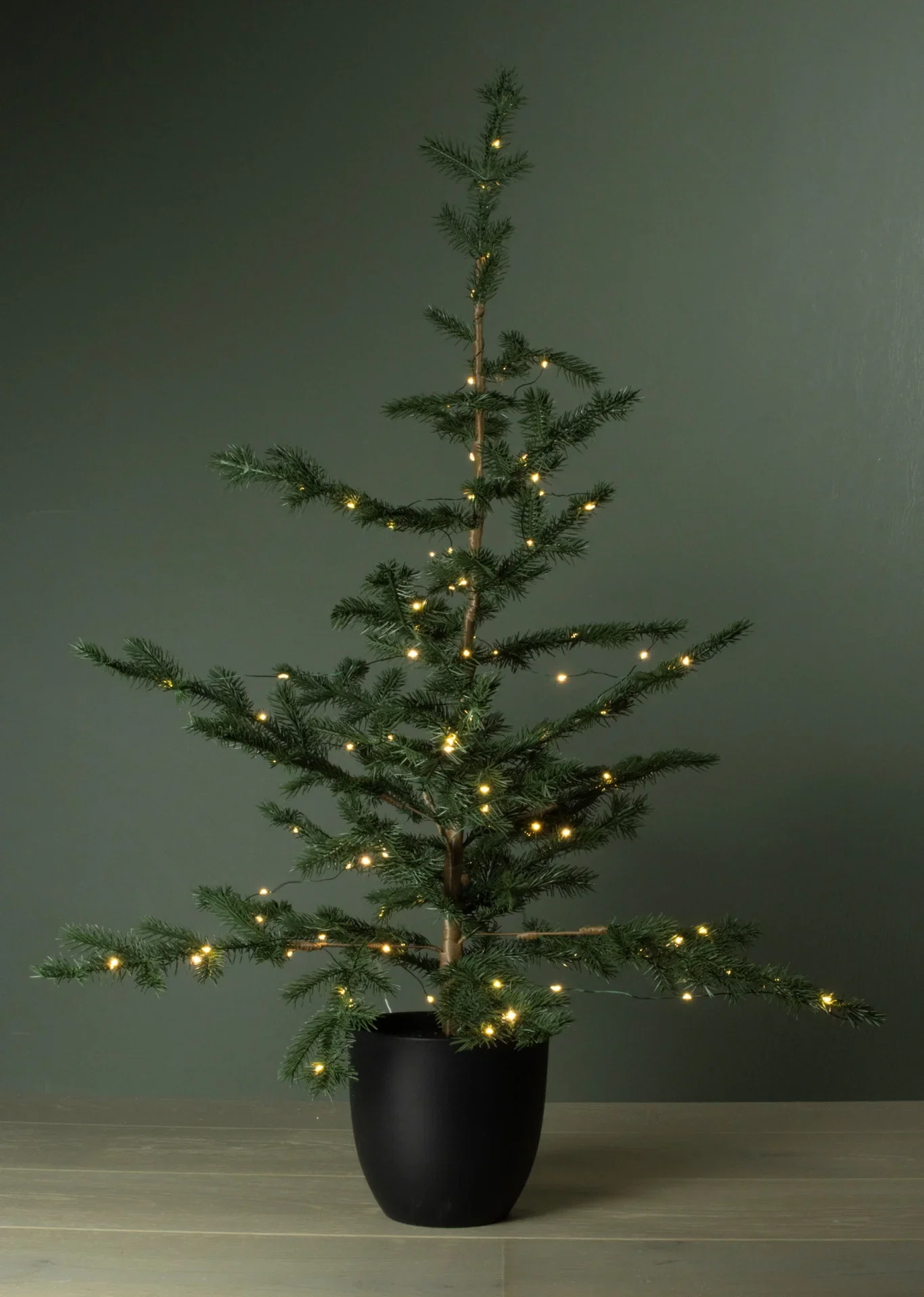 Juletre med Belysning Høyde 90 cm