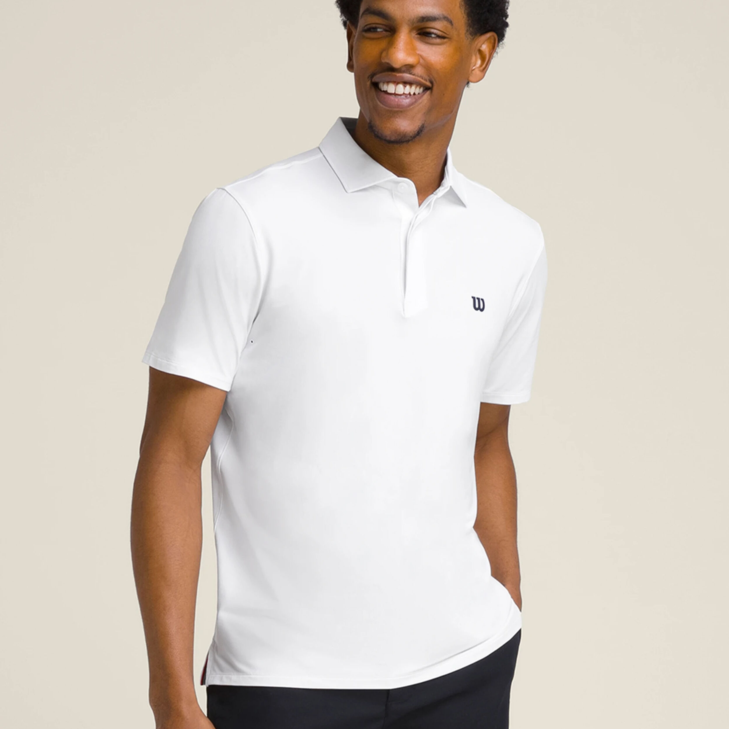 Wilson League Polo Hommes - Blanc