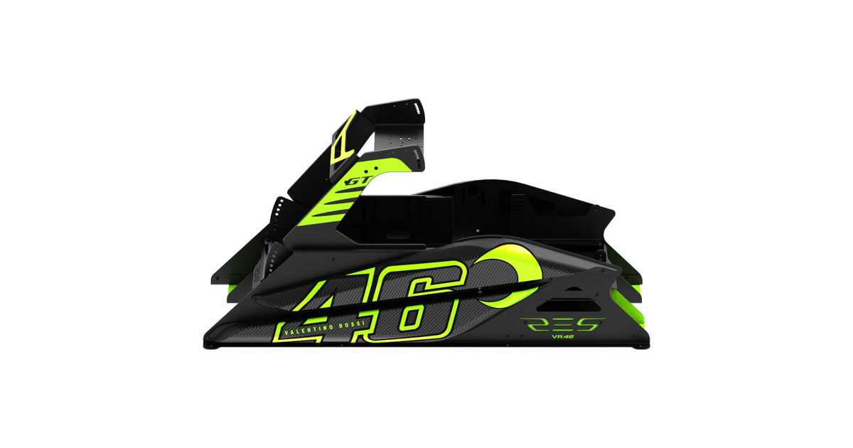 Res-TechGT Cockpit VR/46 Limited Edition racing simulator  (Zwart/neongroen)