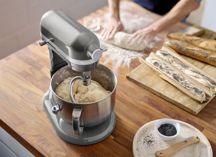 KitchenAid Artisan røremaskine, 6,6 l Medalion silver