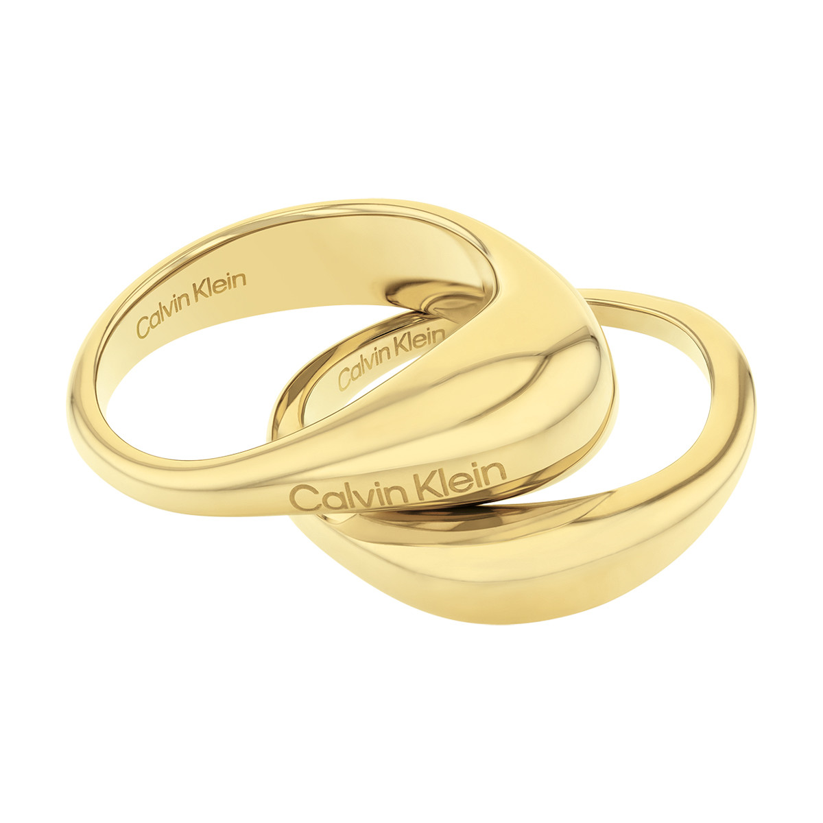 Bague CALVIN KLEIN acier doré