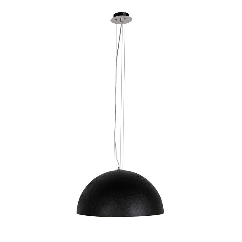Industriële hanglamp zwart met goud 50 cm - Magna