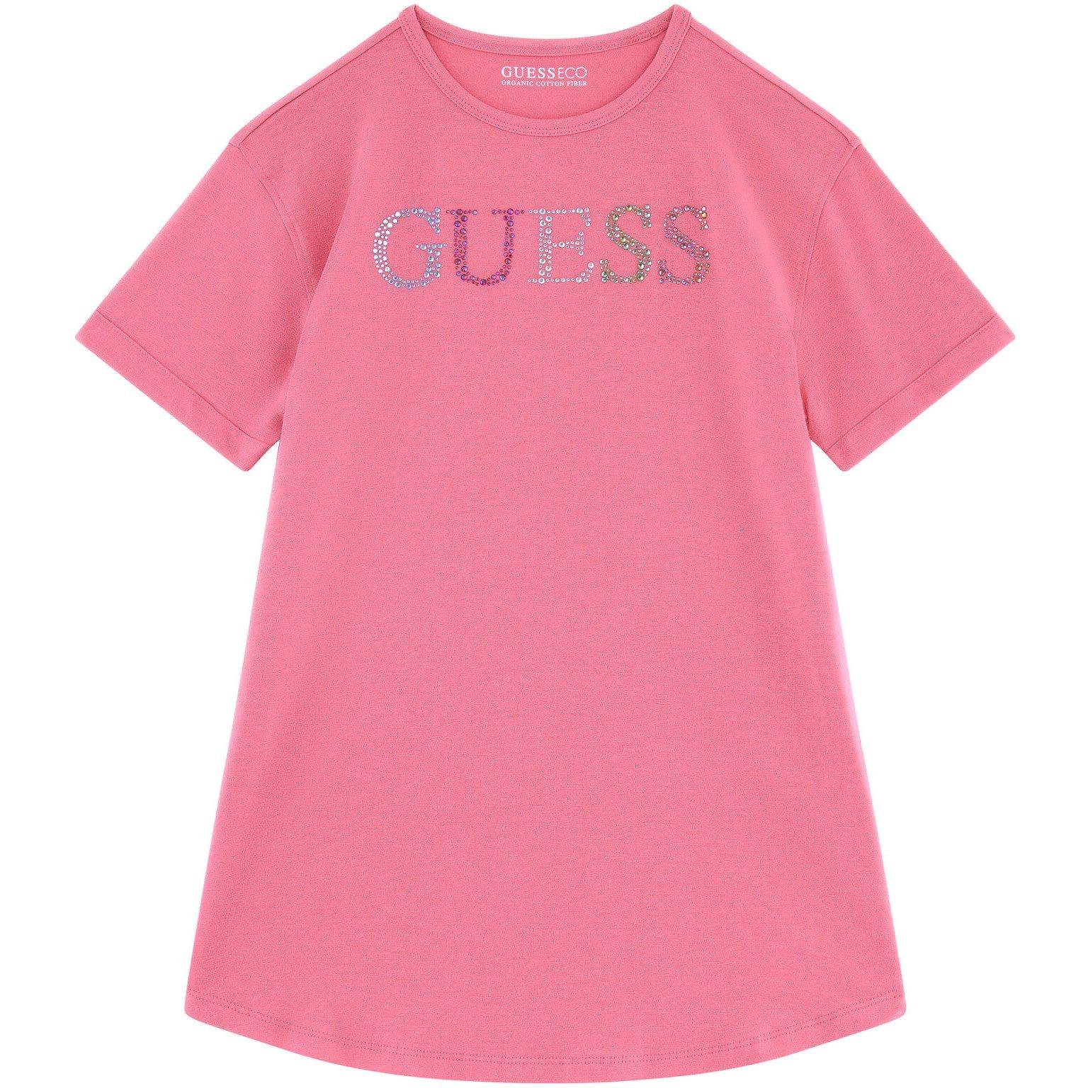 Guess Diamante Logo T-Shirt Juniors