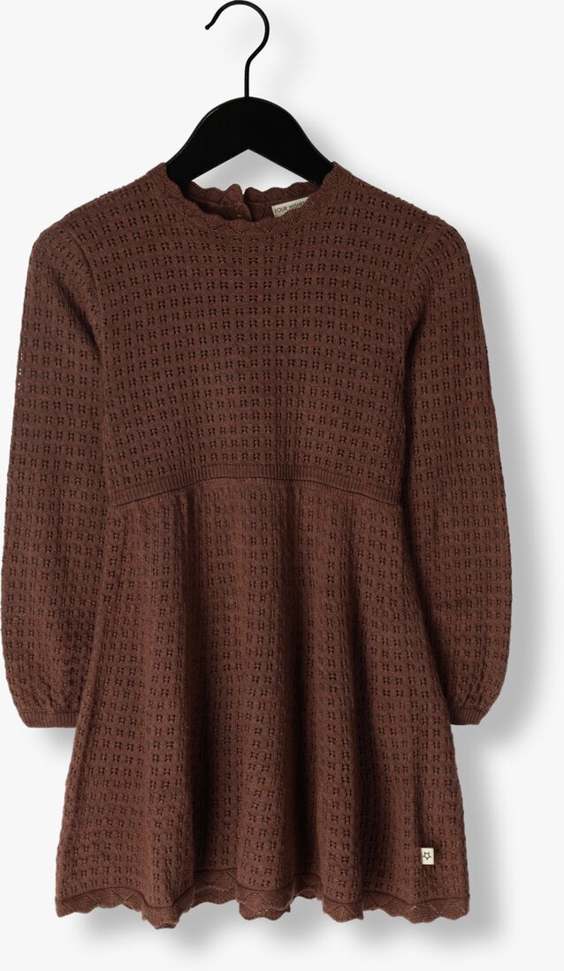 YOUR WISHES bruine your wishes midi jurk maira knit