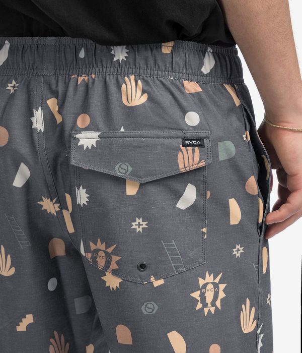 RVCA Atlas Elastic Shorts (pirate black)