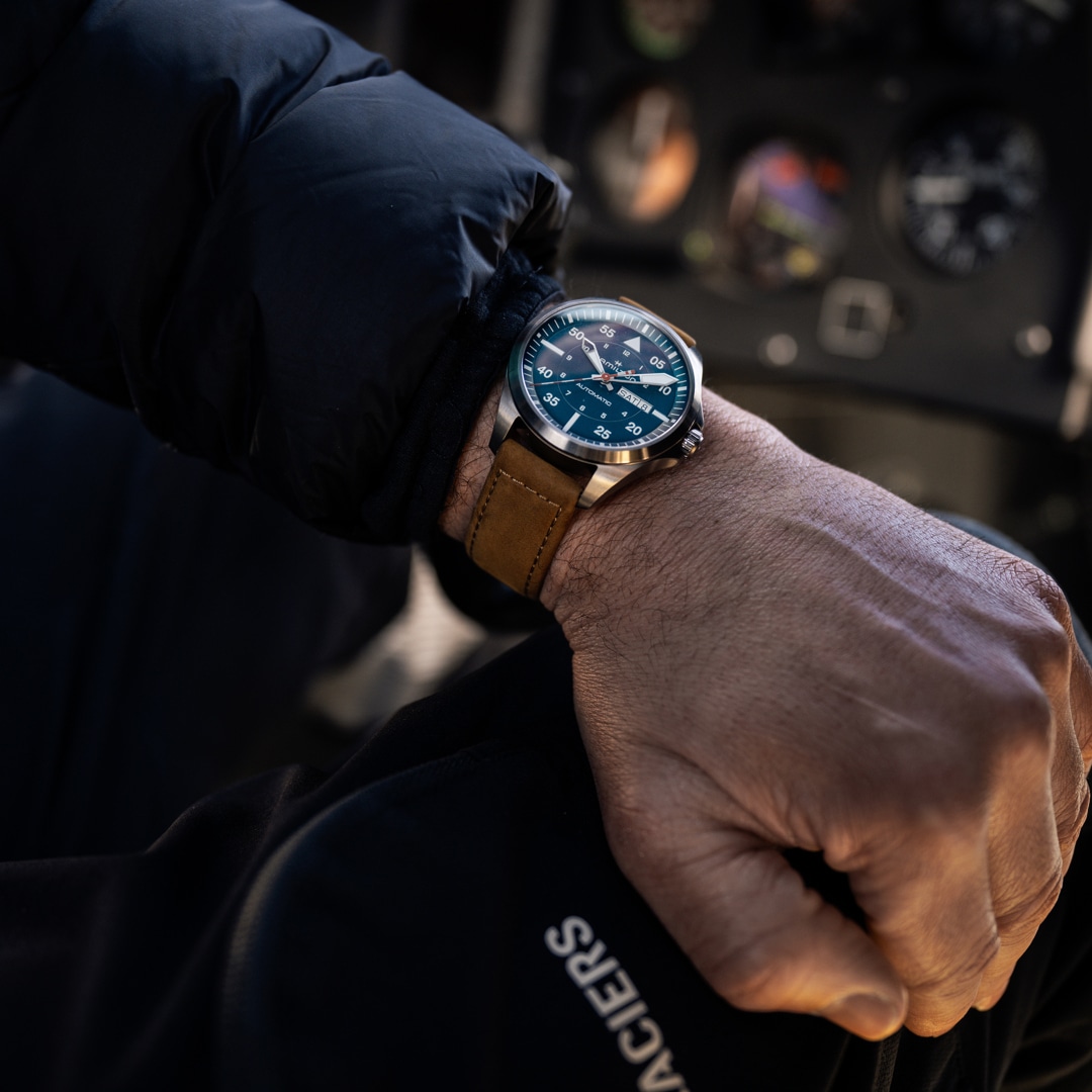 Hamilton Khaki Aviation Pilot Air Glaciers 42mm Special Edition