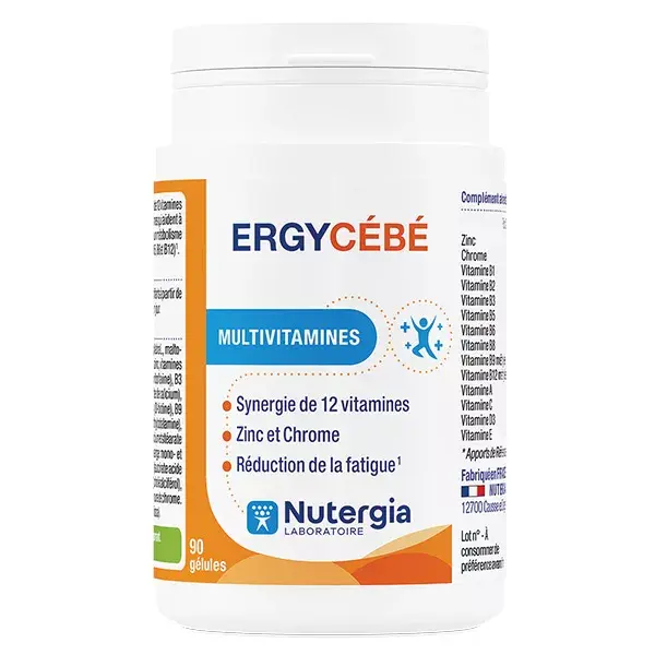 Nutergia Ergycébé 90 cápsulas