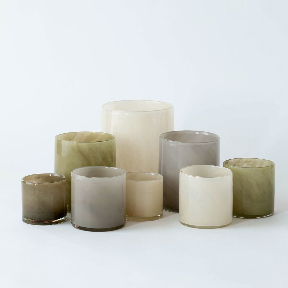 Lyric telysglass, olive green, medium