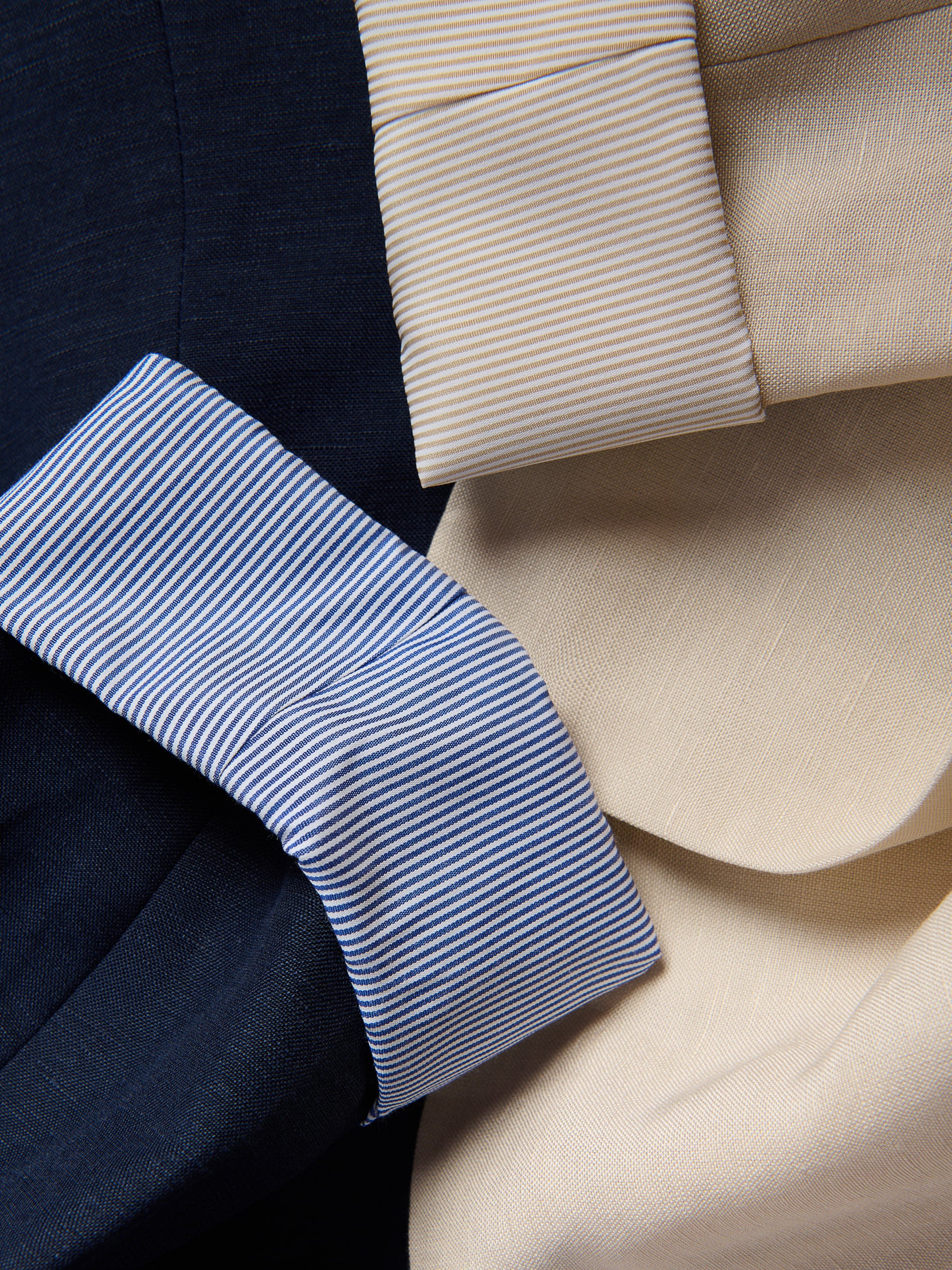 Blazer mit hohem Leinenanteil mit Viskosegemisch