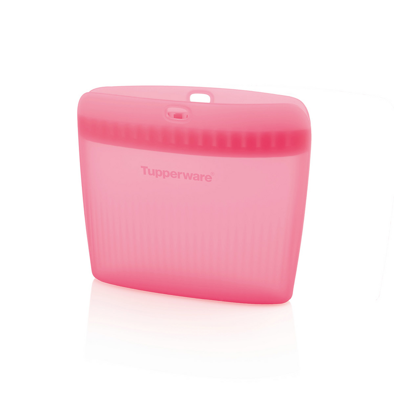 Ultimate Silicone Bag S pink Silikonbeutel zum Aufbewahren, Einfrieren, Mitnehmen, Aufwärmen von Lebensmittel