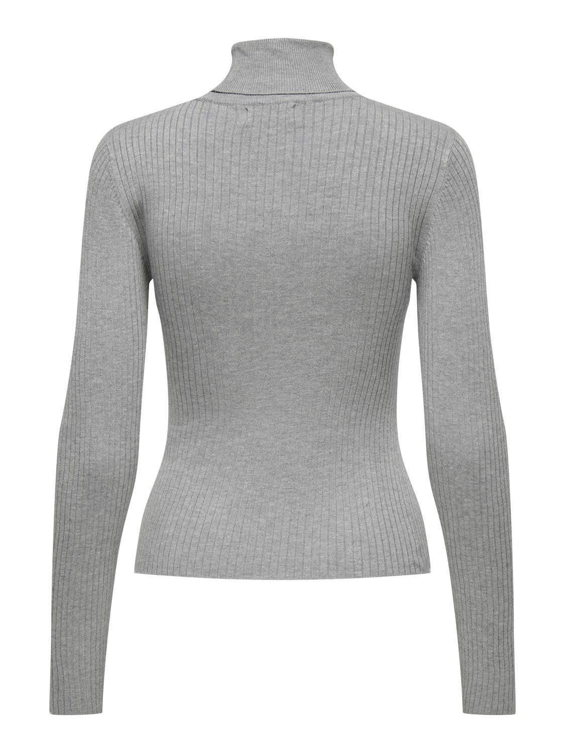 JDYPLUM Strickpullover Light Grey Melange