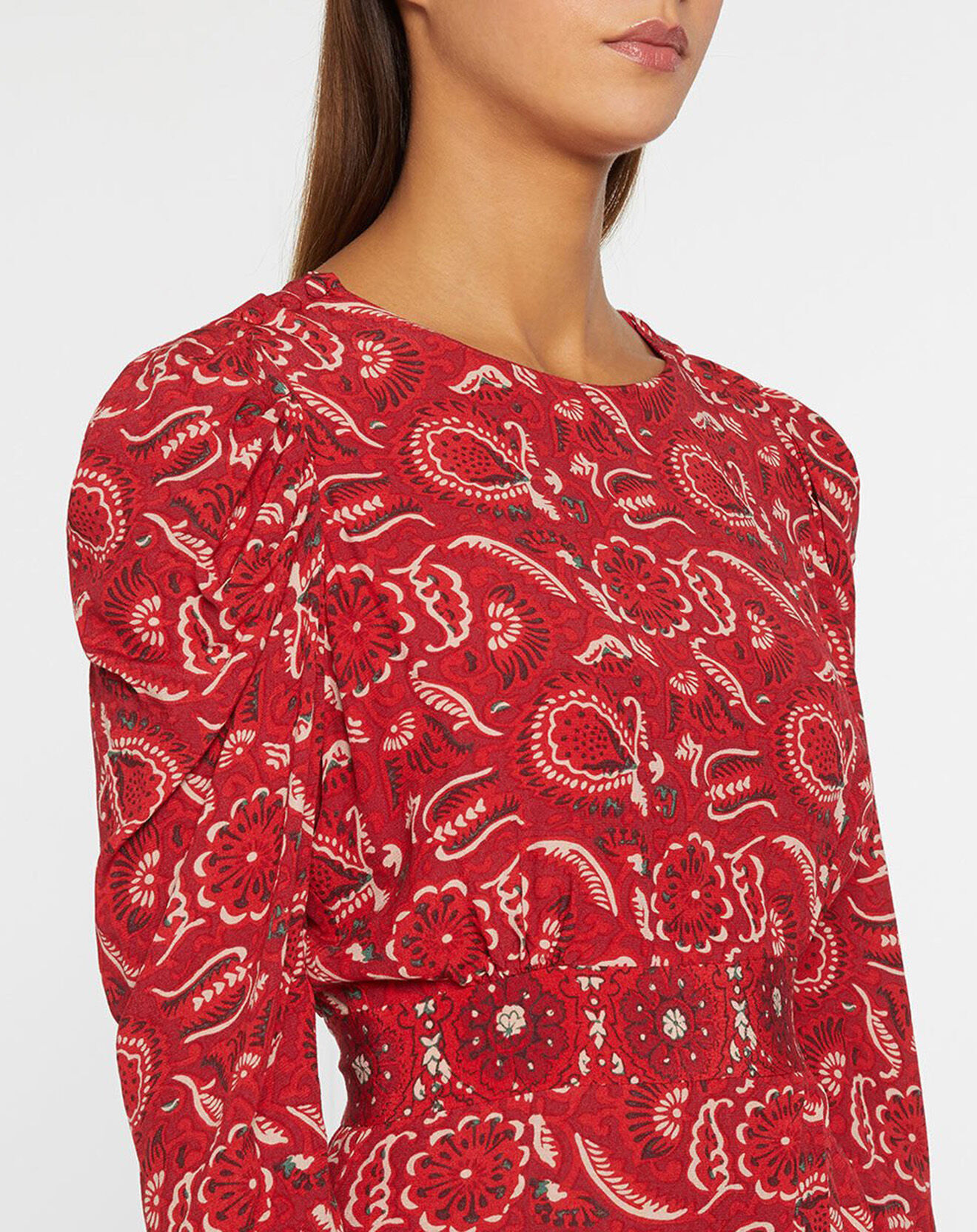 Suncoo Robe Cennet imprimée rouge