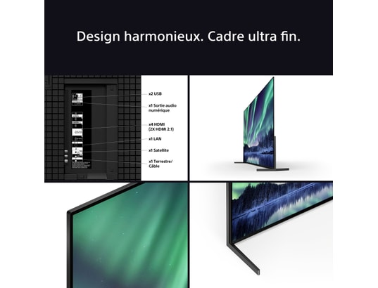 SONY - TV OLED 4K 139 cm K55XR8M25BP - BRAVIA 8 II 2025