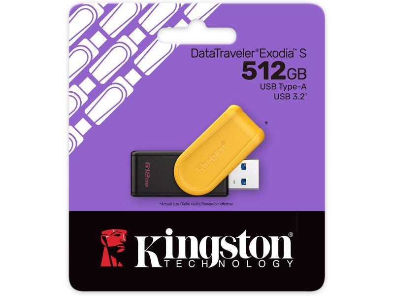 Kingston Exodia S 512 GB USB-Stick mit Klappbügel