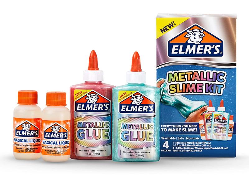 Elmers Bastelkleber Slime Kit Metallic 4-teilig Elmer's Slime Set «Metallic Slime Kit», 4-teilig