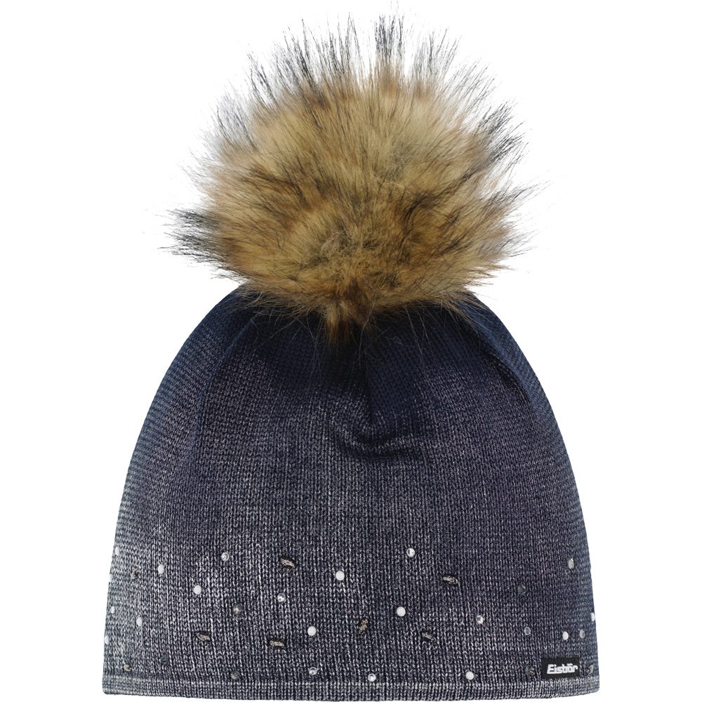 Eisbär Dip Dye Lux Crystal Mütze Damen dark cobalt