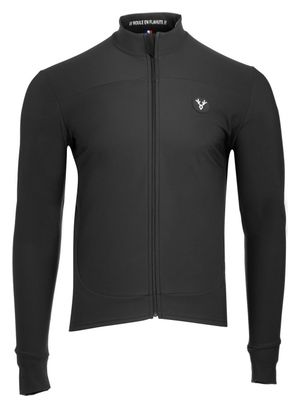 Maillot Manches Longues LeBram Allos Noir Coupe Ajustée