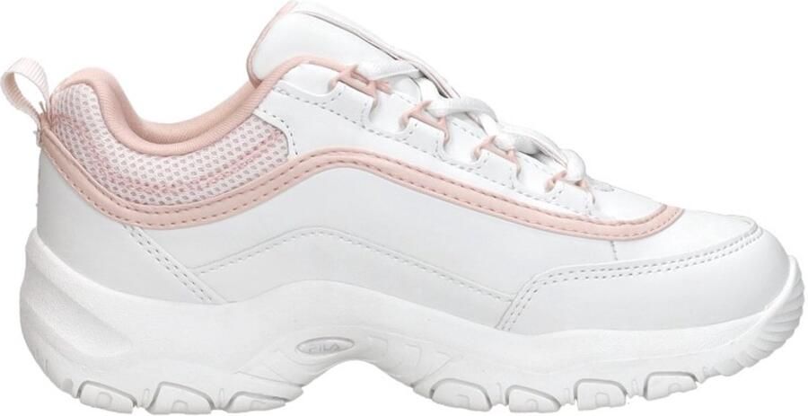 Fila Strada sneakers wit lichtroze